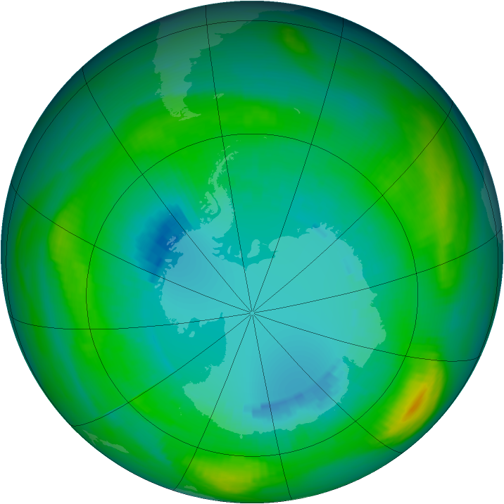 Ozone Map 1980-08-23